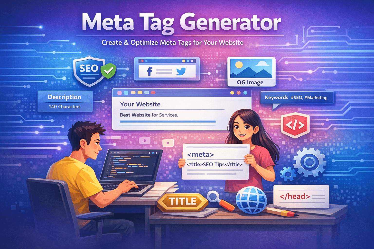 SEO Meta Tag Generator – Best Meta Tag Generator Tool Online