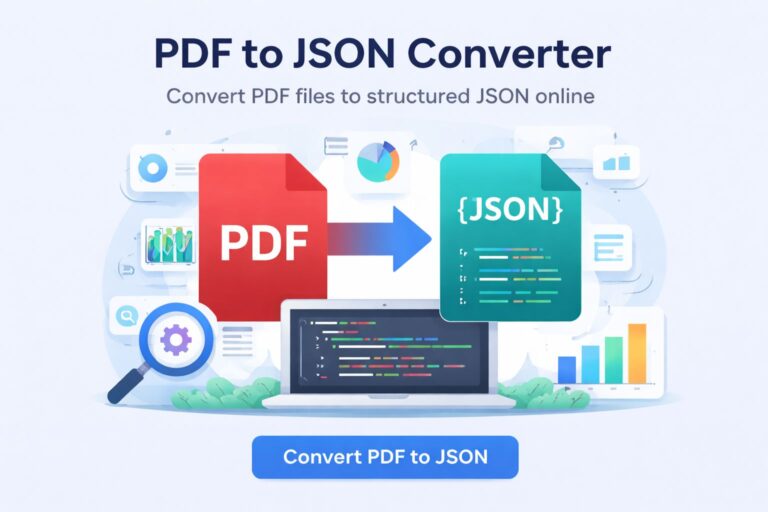 PDF to JSON Converter – Convert PDF to JSON Online Free